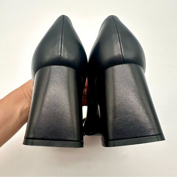 Gucci Baby Horsebit Pumps Black Leather Mid Block
Heel Square Toe EU 37 US 7 - Picture 9 of 13